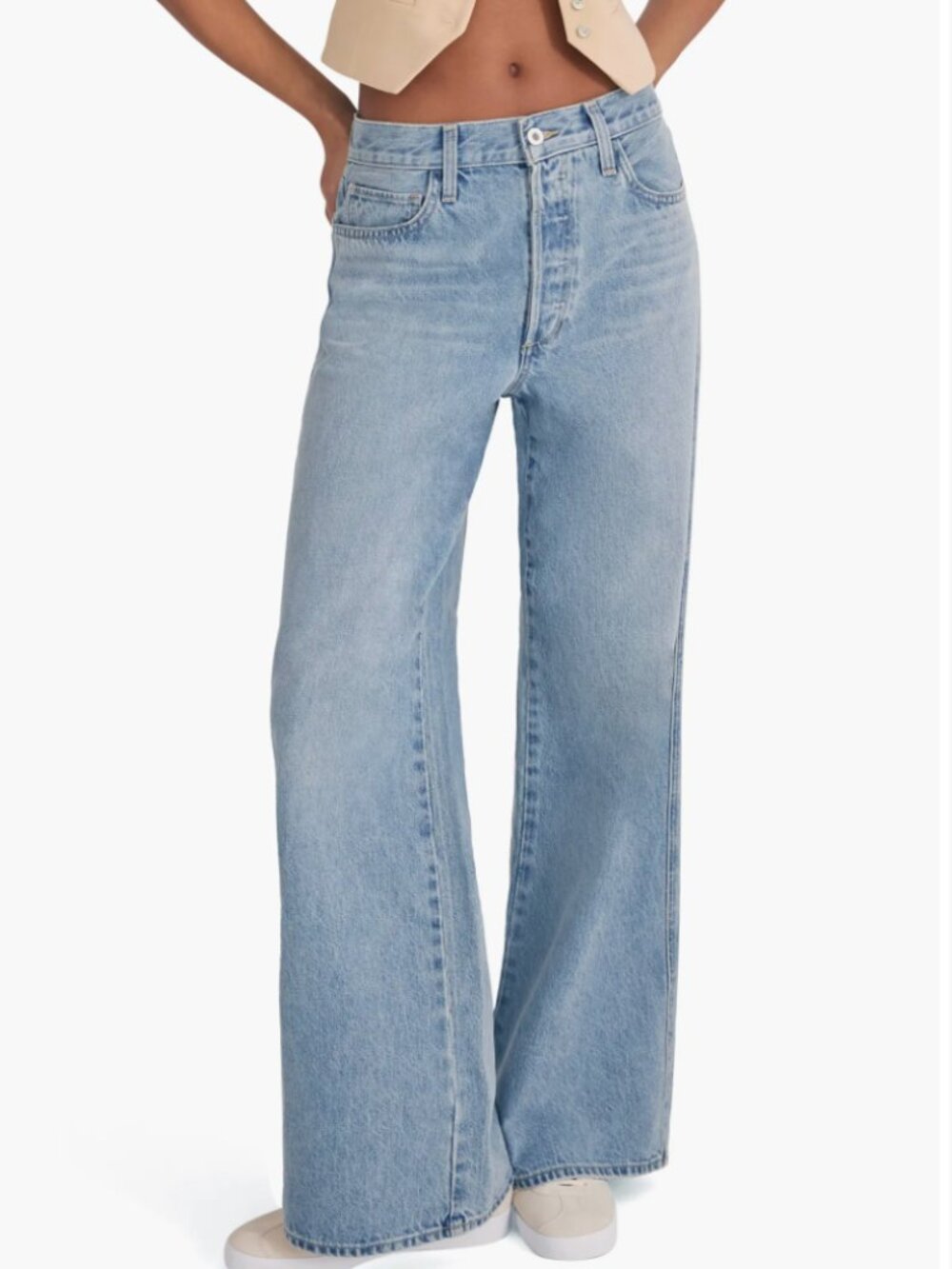Favorite Daughter The Ollie Ultimate Baggy Wide Leg Jeans Torre 30